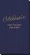 Expressive Script Celebrate Guest Towels Image 4 of 4